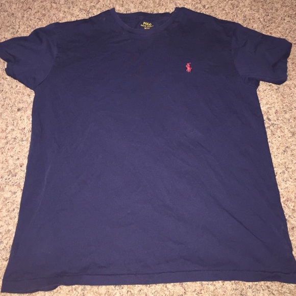 Navy Polo Short Sleeve Tee