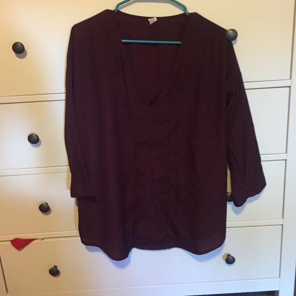 Maroon blouse
