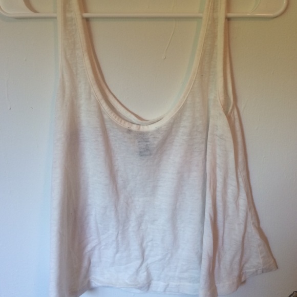 White graphic flowy tank top. F21. size Small - Picture 4 of 4
