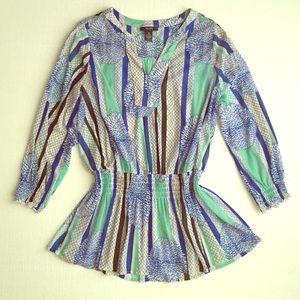 Alfani Woman Sheer Peplum Blouse