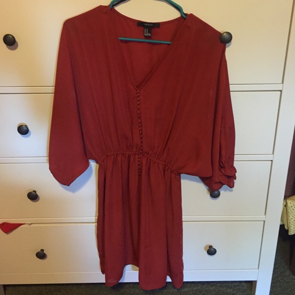 Burnt orange dress