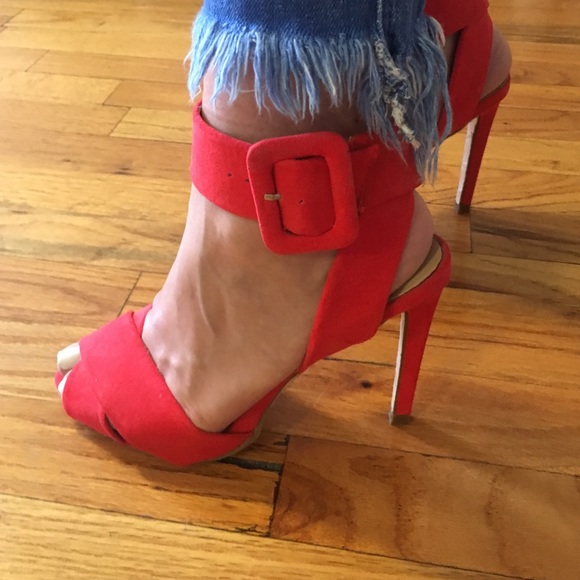 Zara Shoes - Zara Red Heels