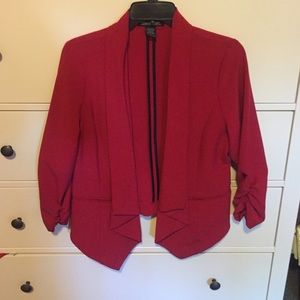 Red blazer