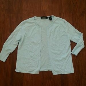 Express baby blue cropped sweater