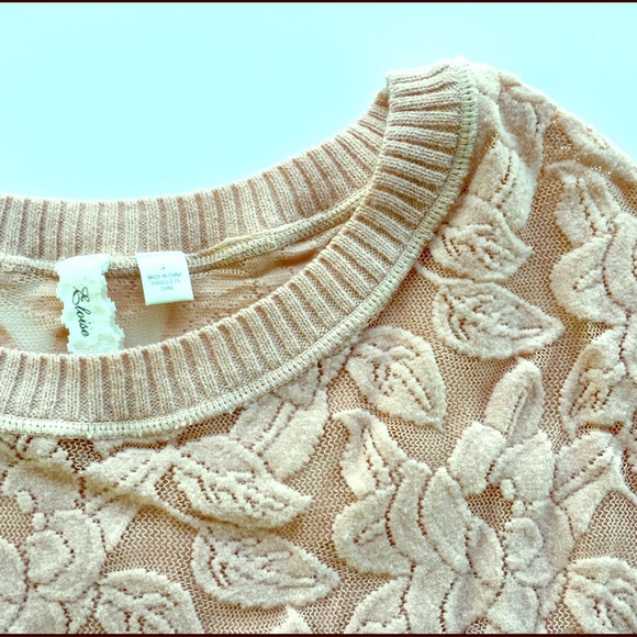 Anthropologie mauve pullover