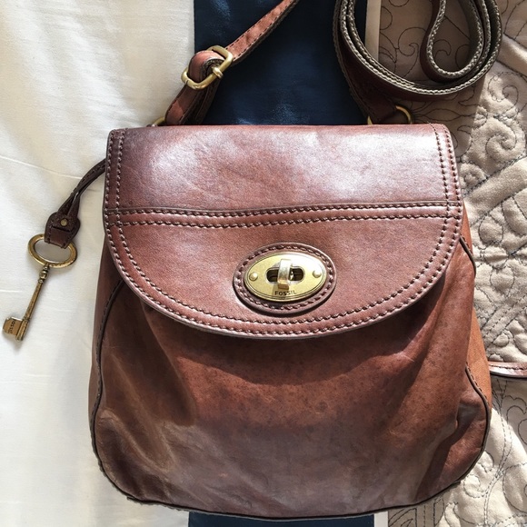 Fossil Crossbody Leather Handbag