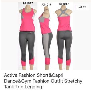 Lady cut active solid wear 1set 2 pieces