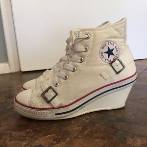 Max Star high top wedge sneakers