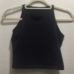 American apparel black crop
