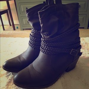 Lane Bryant Brown Western Boots