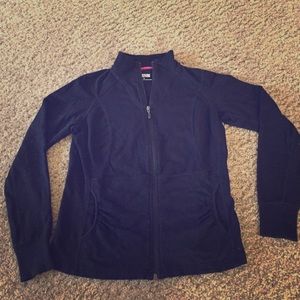 Black Kenneth Cole reaction zip up. Small.