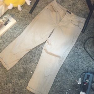Khaki Capris