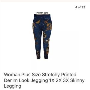 Woman plus size Jegging