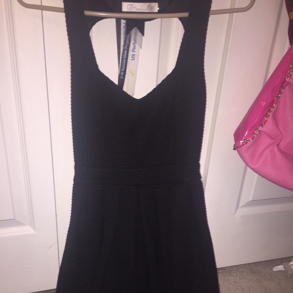 Cut-out back dress