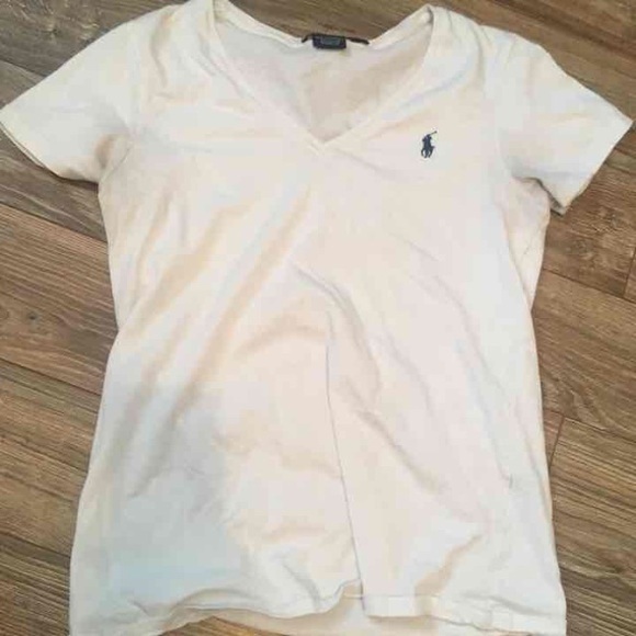 Large White Polo Shirt