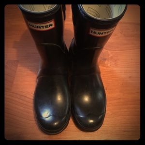 Hunter short rain boots