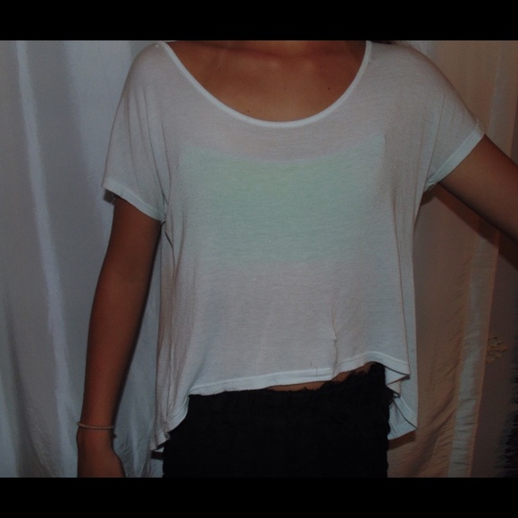 Brandy Melville soft top, opens in back
