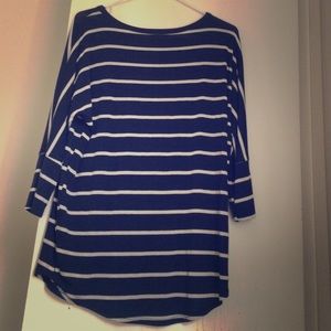 Corinna striped Dolman top