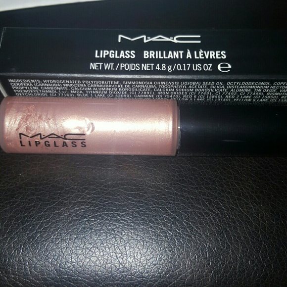 RARE Mac lipglass in "Soft Wave"