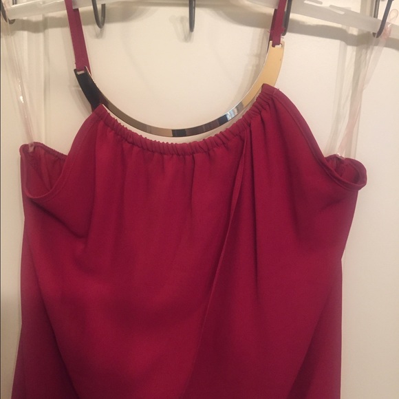 Raspberry Elegant Dress - Picture 2 of 4
