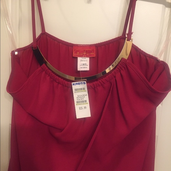 Raspberry Elegant Dress - Picture 3 of 4