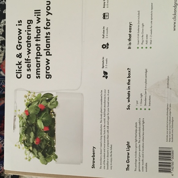 MUST GO! Click and grow planter light pot grow - Picture 3 of 3