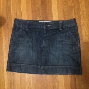 Gap denim jean skirt