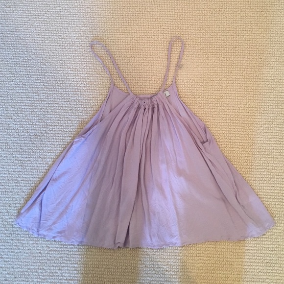 Purple crop top