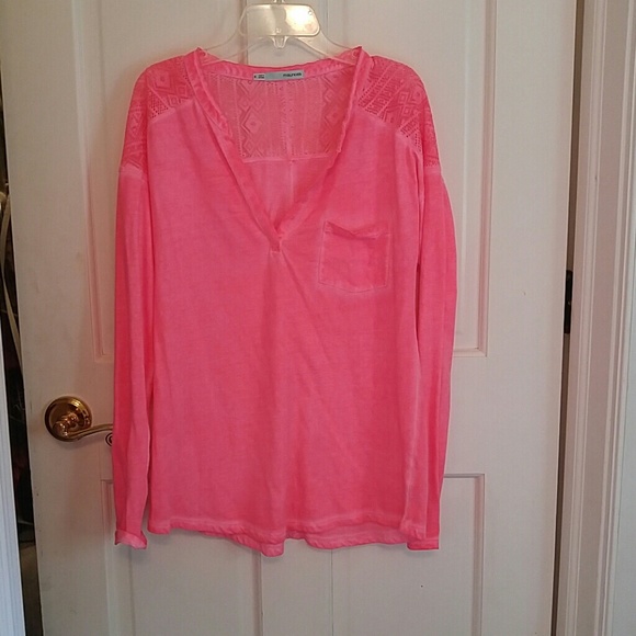 Deep g pink long sleeves