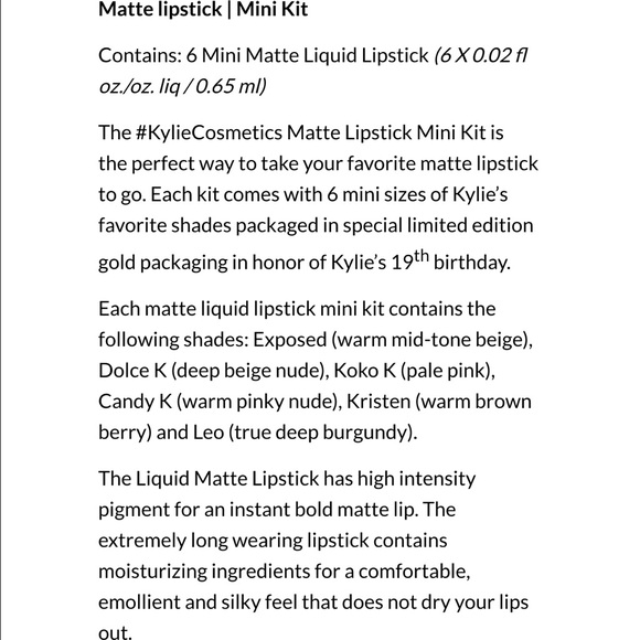 Mini Matte Kit - Picture 3 of 3