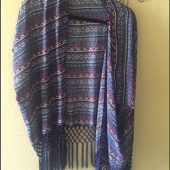 Navy, white and blue Kimono!