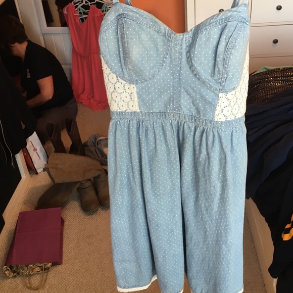 Candie's dress, Jean pattern with lace