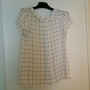 Loft Checkered Blouse