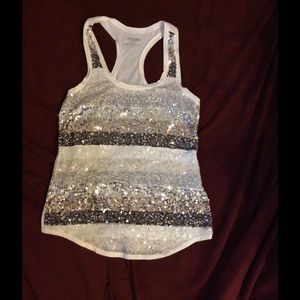 Express Sequined MultiColored Tank