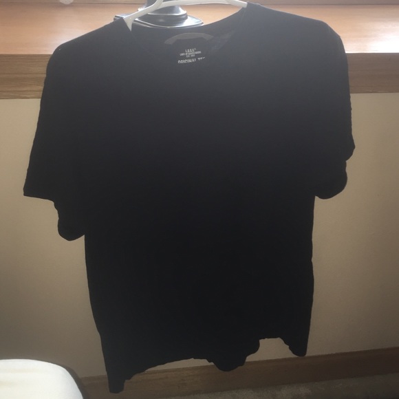 basic black unisex tshirt