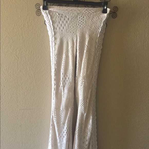 70s style lace pants