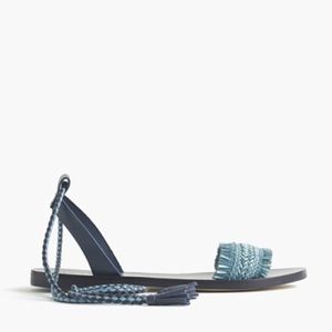 J.Crew | Blue Wrap Sandal | Size 8