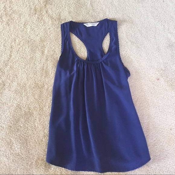 Trina Turk Blue Blouse