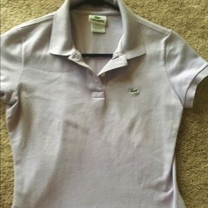 Lavender Lacoste polo