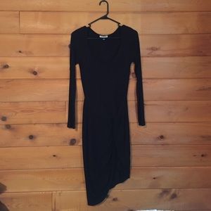 Cute long sleeve black dress