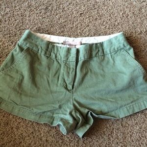 Army green shorts !