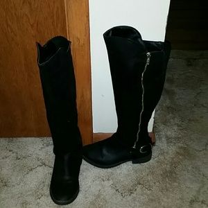 Mossimo Black over the knee boots. SIZE 7 1/2
