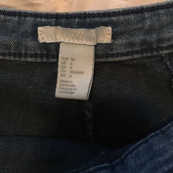 H&M JEAN SHORTS SIZE 26! - Picture 3 of 3