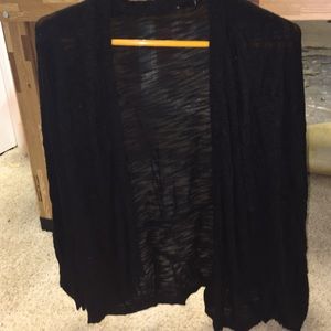 Black cardigan