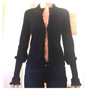 🎉1H FLASH SALE🎉Cardigan w/Chiffon & Cotton Lace