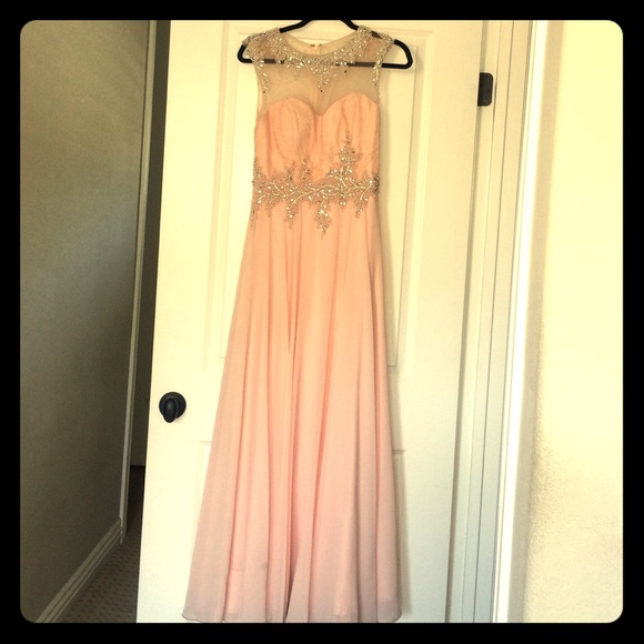 Pink dress. Worn once feel free to try on