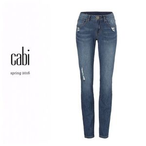Cabi Destructed Skinny Jean Size 2