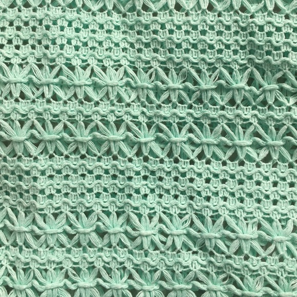 Mint Crochet Tank - Picture 2 of 4