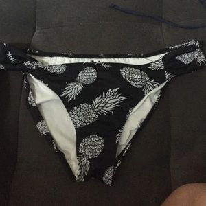 Pineapple black bikini bottoms from PINK