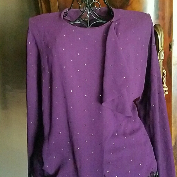 Anne Klein  Vintage Evening  Blouse
